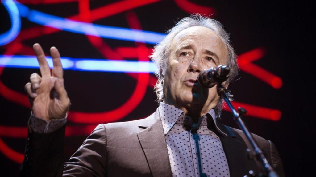 Joan Manuel Serrat durante un concierto.