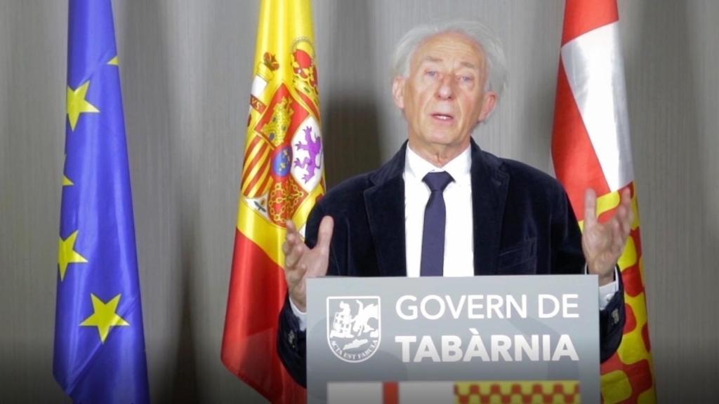 Albert Boadella en la presentación de Tabarnia.