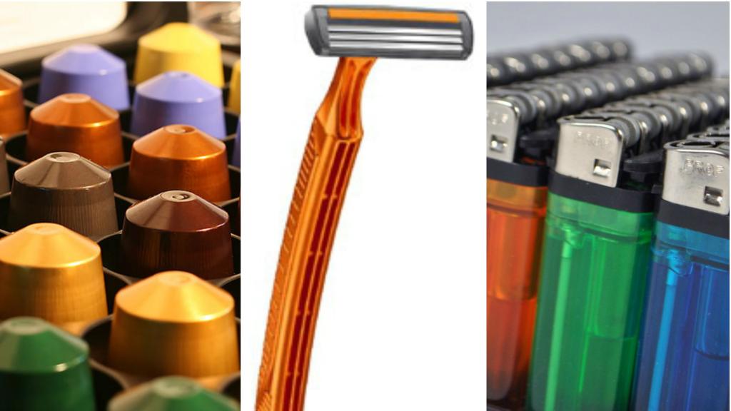 Cápsulas de café, maquinillas desechables y mecheros no recargables estarán vetados