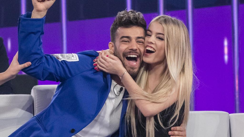 Nerea y Agoney Hernández en la última gala.