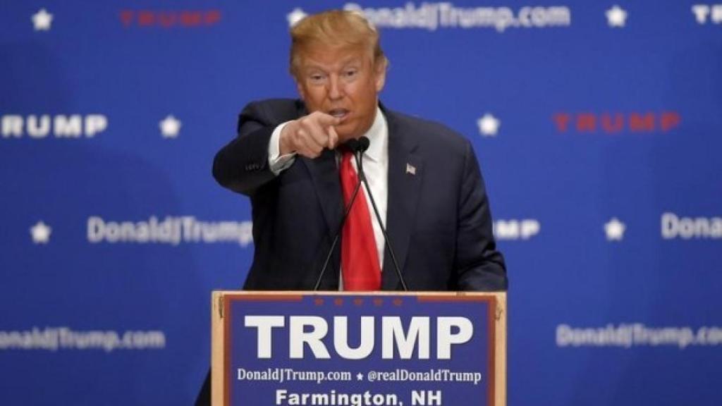 Trump durante uno de los mitines de la campaña que le llevó a la Casa Blanca