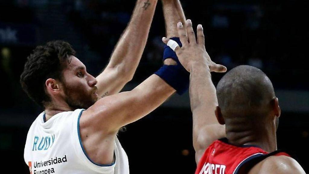 Rudy Fernández, ante Baskonia en partido de Euroliga