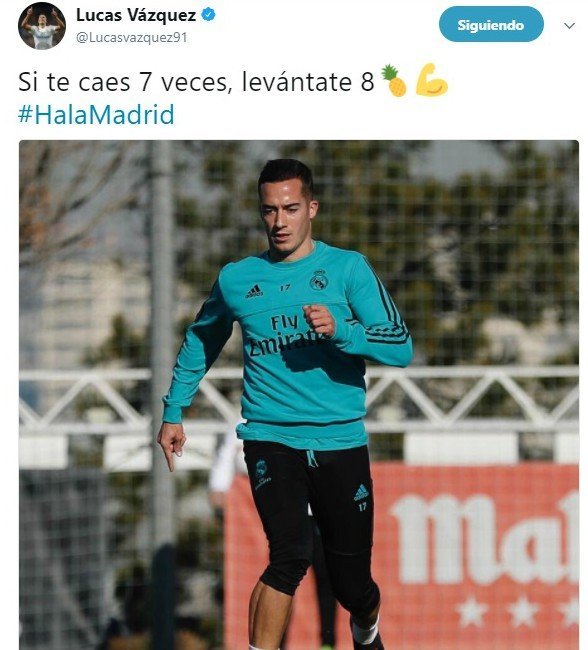El mensaje de Lucas Vázquez a la afición