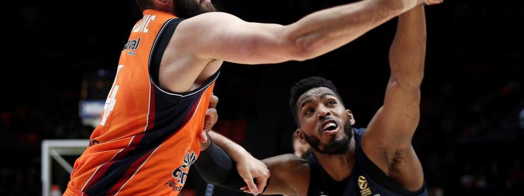 Imagen de un partido del Valencia Basket.