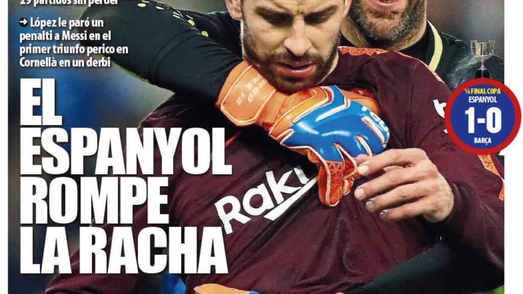 Portada Mundo Deportivo (18/01/18)