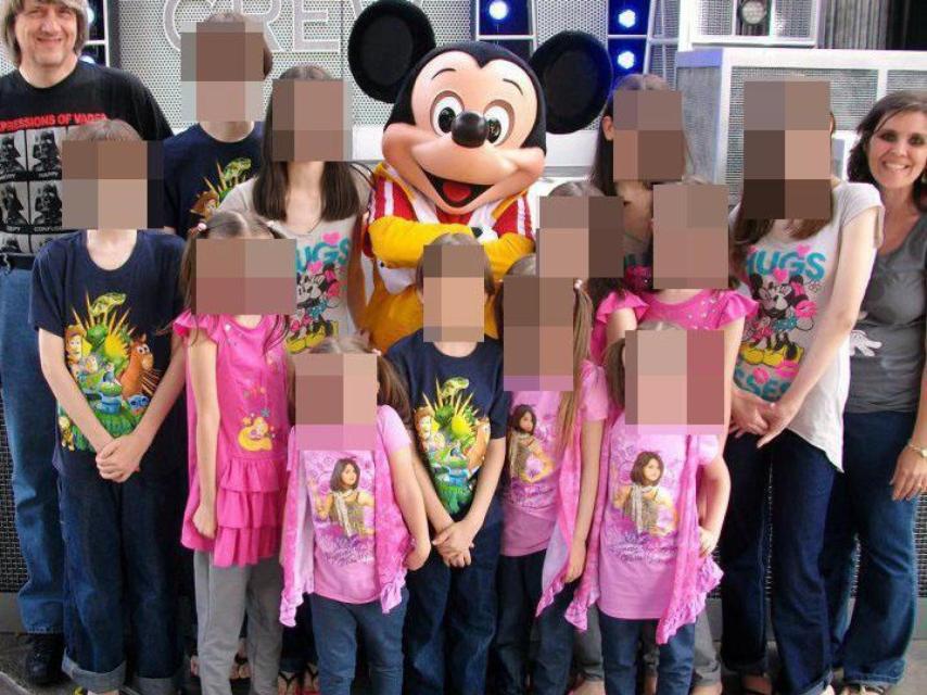 Imagen familiar de los Turpin.