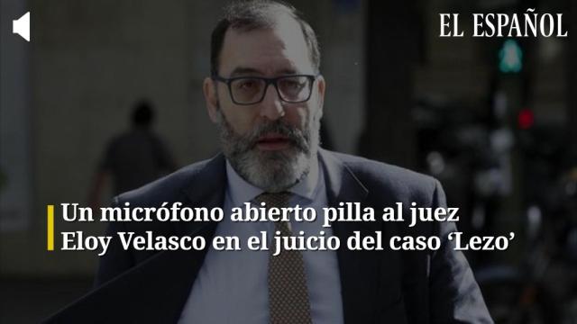 Pillan al juez Velasco con el micro abierto