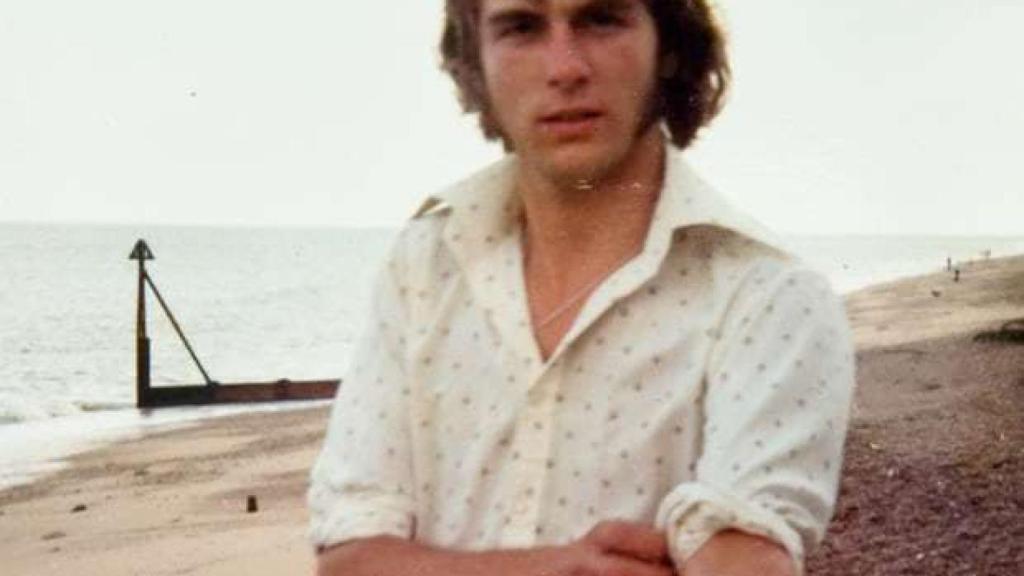 Stephen Simmons en 1976, un año después de su condena.