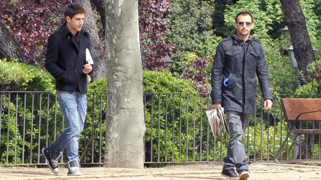 Alejandro Amenábar y David Blanco en una imagen antigua.