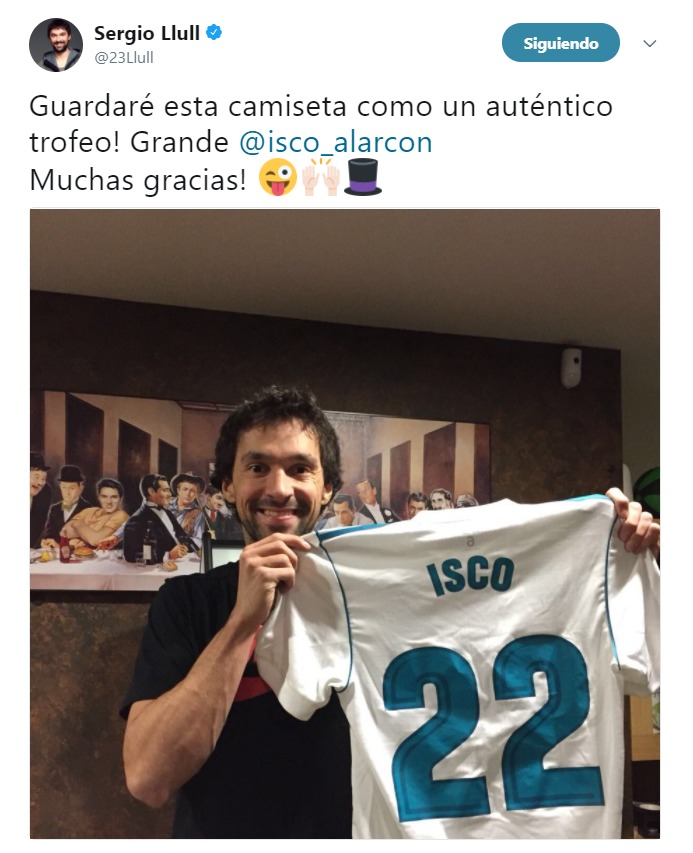 El especial regalo de Isco a Llull