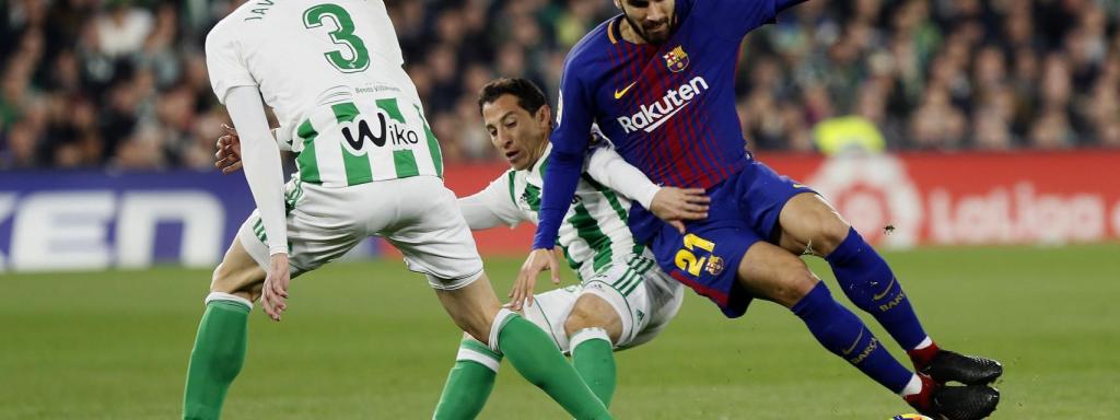 Imagen del Betis - Barcelona.