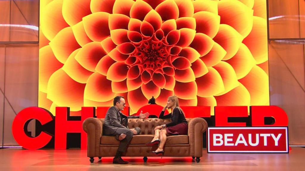 Alba Carrillo junto a Risto Mejide.