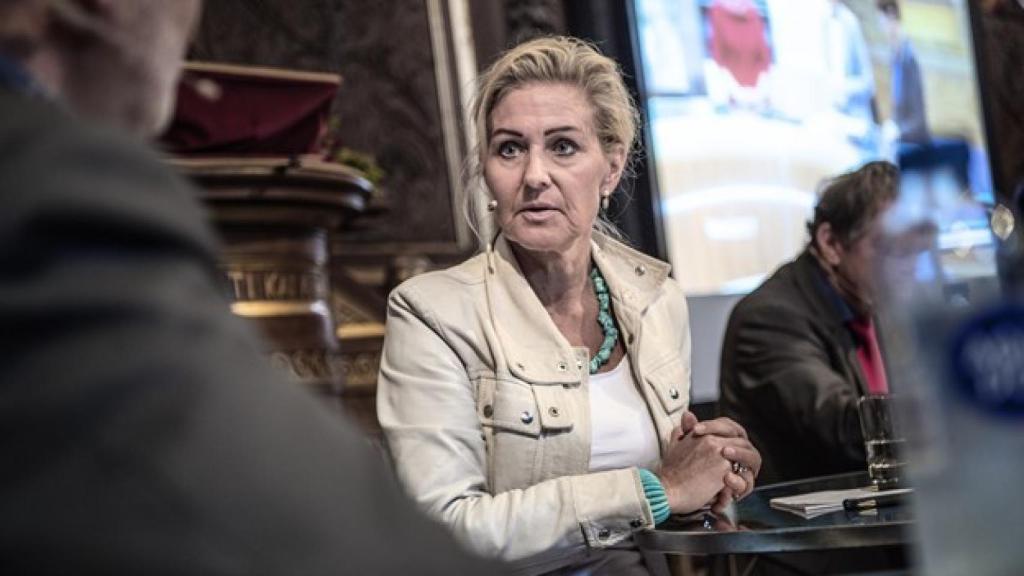 Marlene Wind, durante una entrevista.