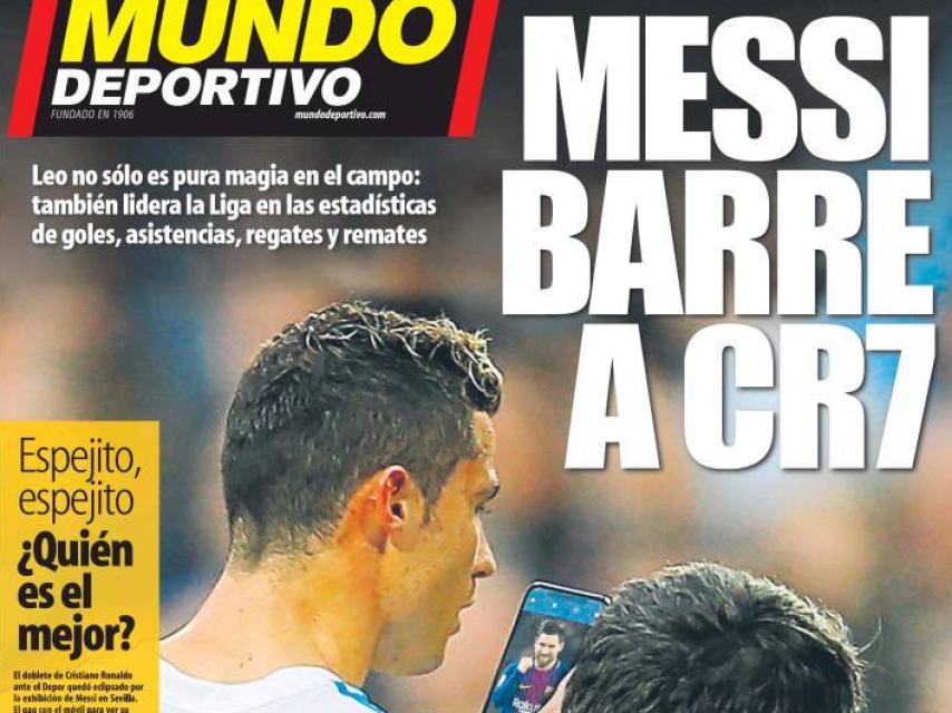 Portada de Mundo Deportivo del martes 23 de enero de 2018.