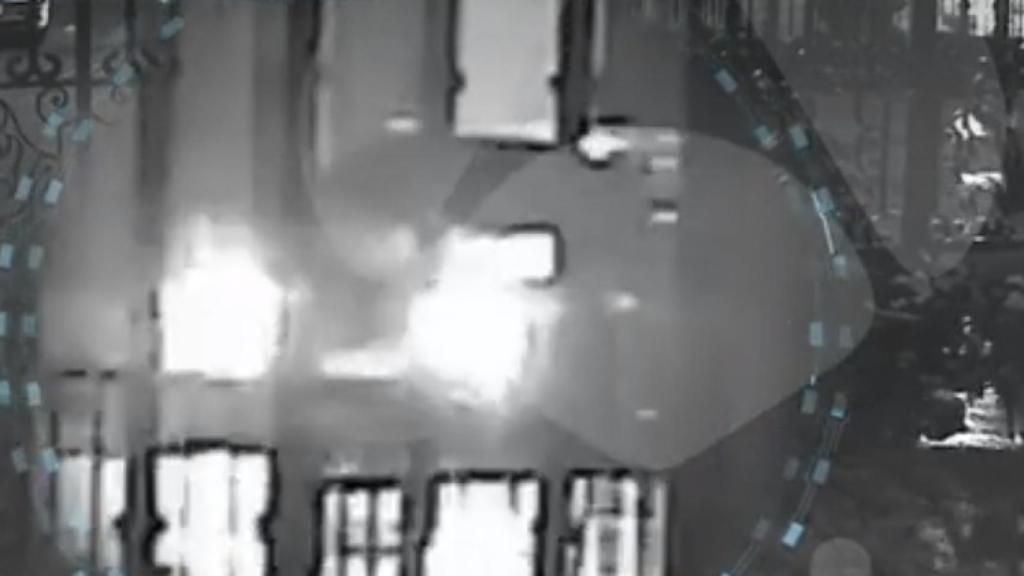 El vehículo del Chicle la noche de Navidad antes del secuestro.