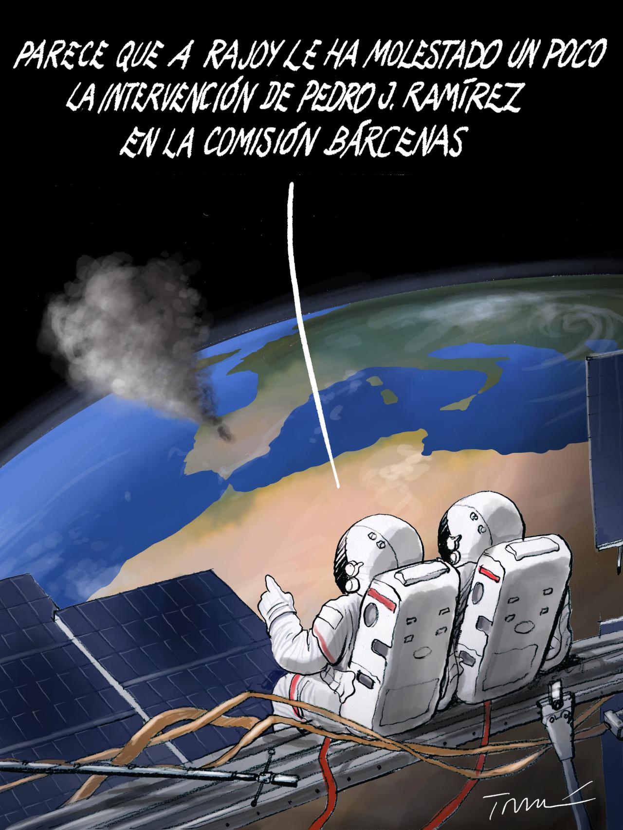 Rajoy, un poco molesto