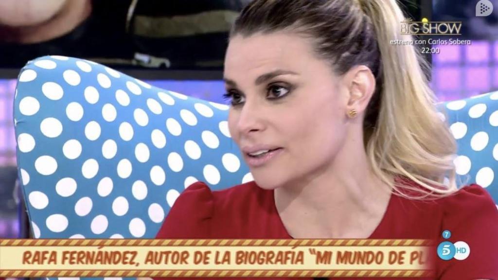 María Lapiedra en el programa Sálvame.