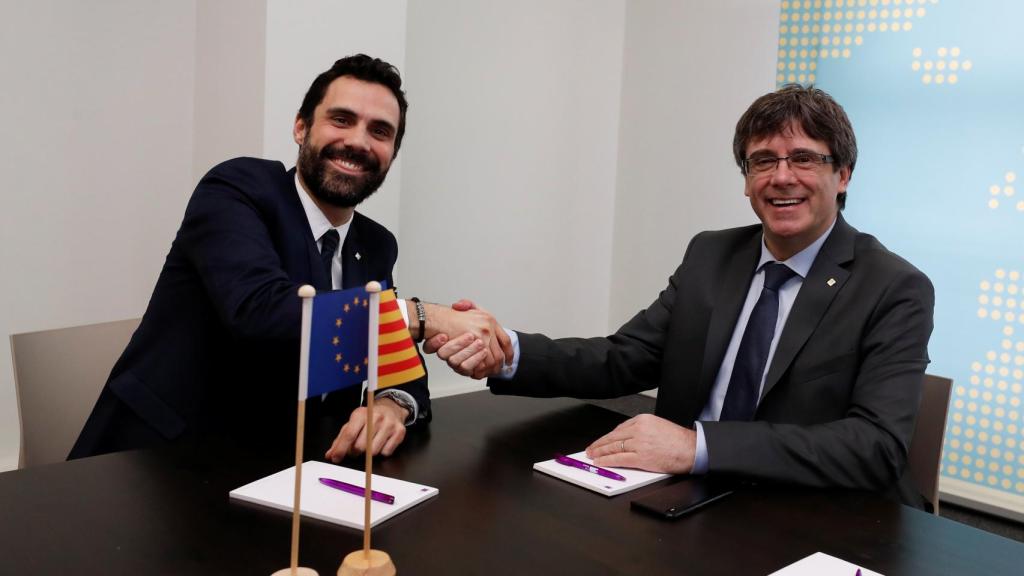 Torrent y Puigdemont se han reunido este martes en Bruselas
