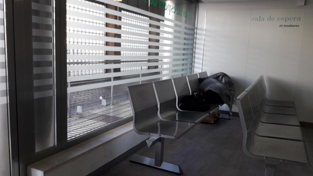 Zona de la sala de espera de Urgencias del hospital Virgen Macarena donde ocurrió la supuesta violación
