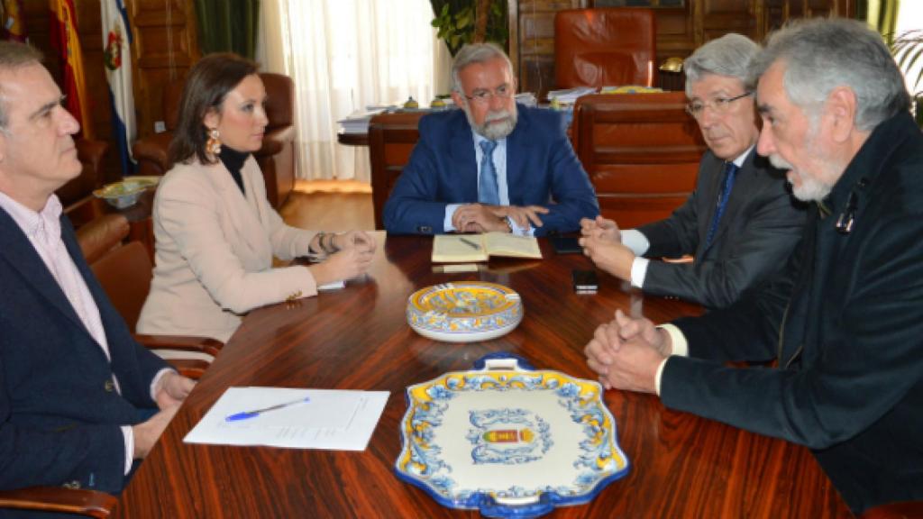 Ramos y Cerezo durante una de sus reuniones