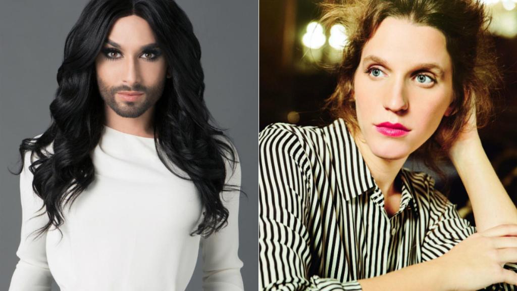 Conchita Wurst y Luisa Sobral.