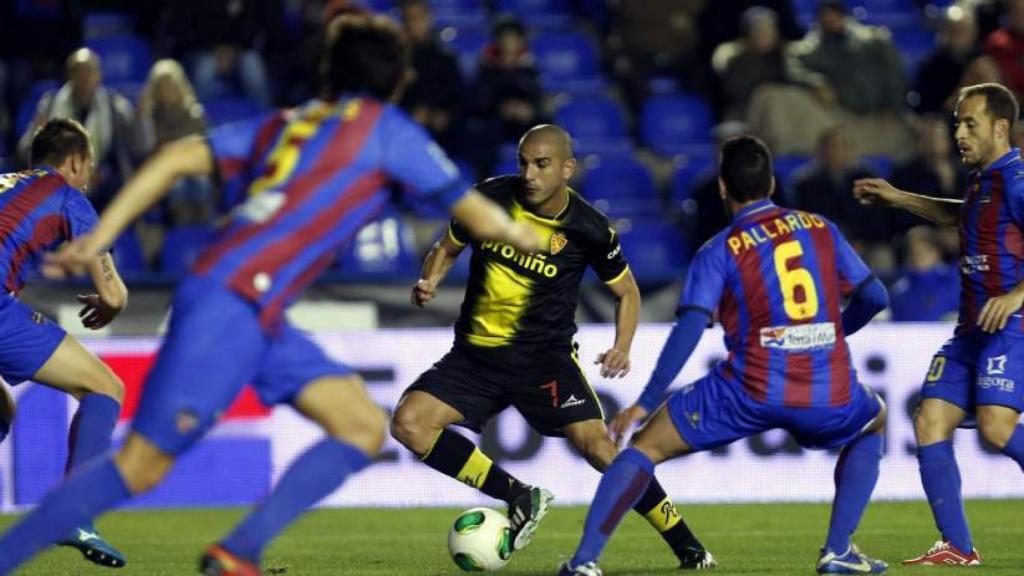 Imagen del Levante - Real Zaragoza de mayo de 2011.