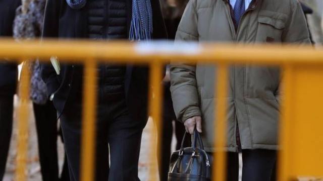 Mario Conde a su llegada a la Audiencia Nacional.