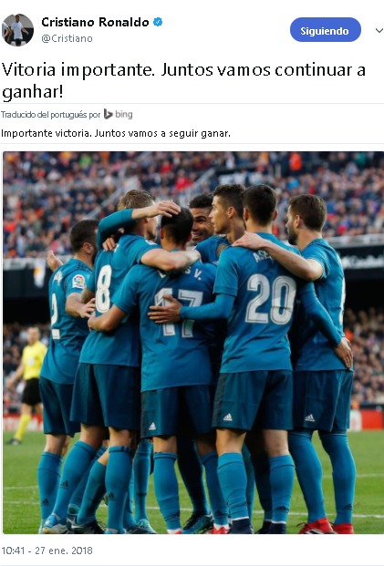 Los mensajes de Cristiano y Benzema a la afición