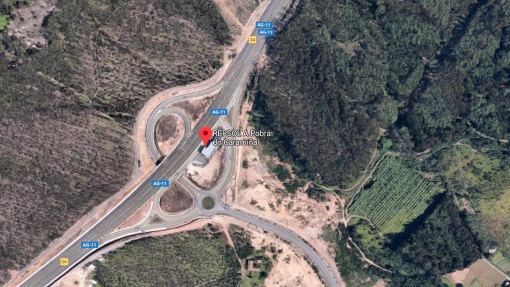 Lugar donde se encuentra la gasolinera.