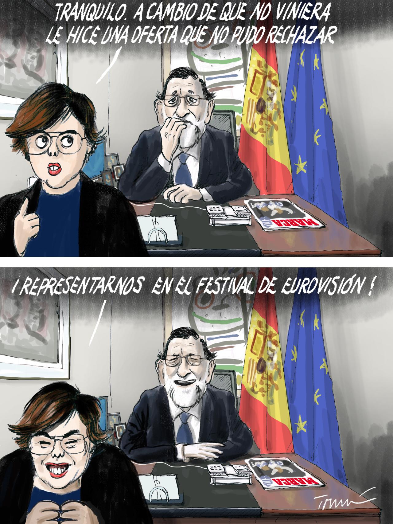 Eurovision bien vale un president