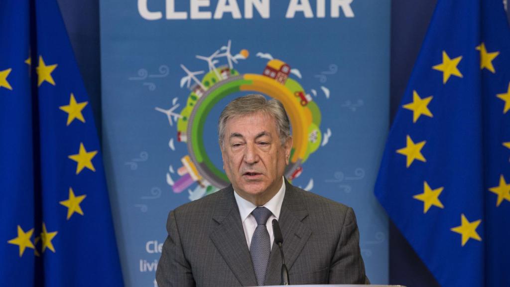 El comisario de Medio Ambiente, Karmenu Vella