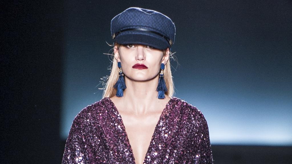 Alba Carrillo sobre la pasarela de 080 Barcelona. Gtres.