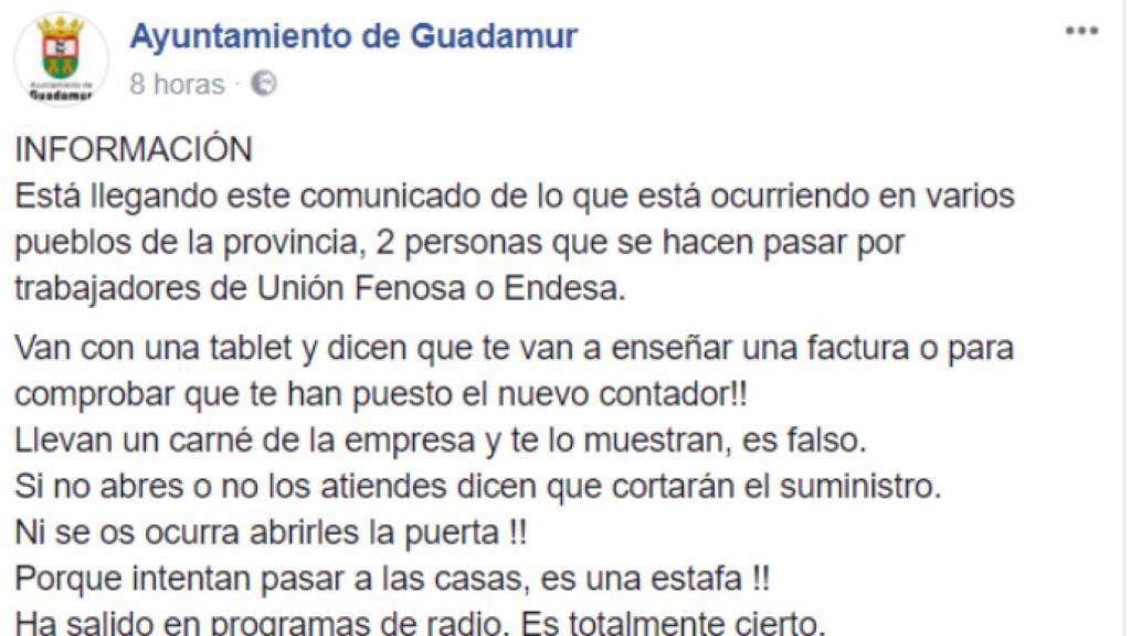 Extracto del comunicado