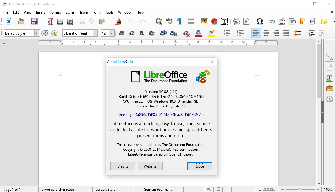 libreoffice 6