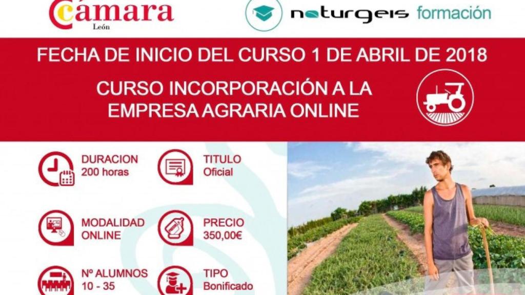 CARTEL CURSO INCORPACION EMPRESA AGRARIA