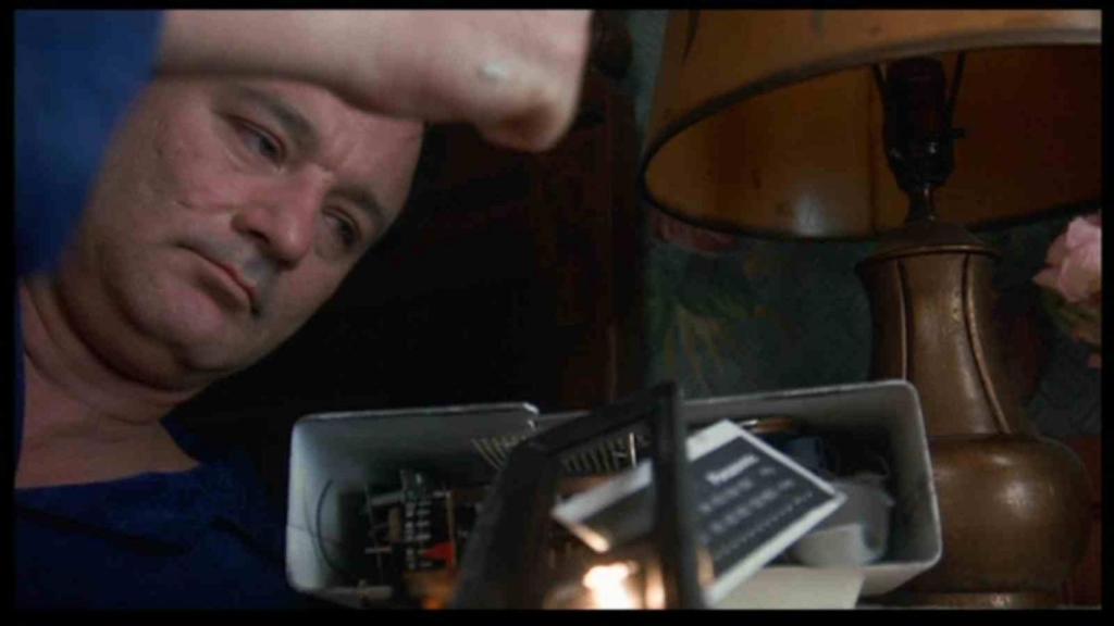Bill Murray acababa destrozando su radio despertador en la película 'Atrapado en el tiempo'