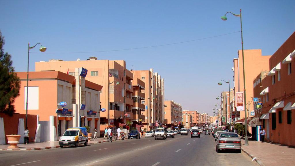 Las calles de El Aaiún.