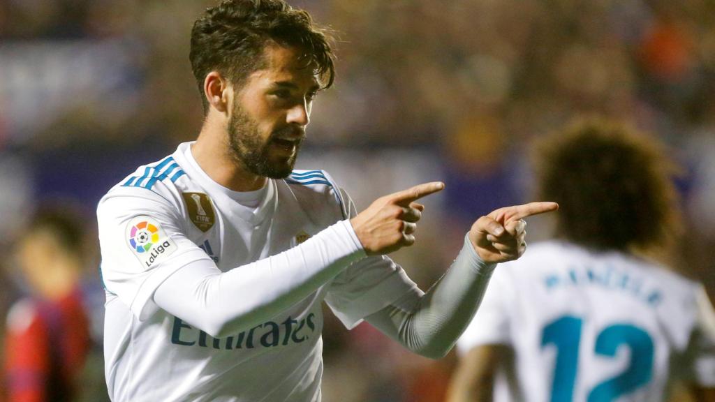 Isco dio aire al Madrid, pero su actuación no valió para la vitoria.