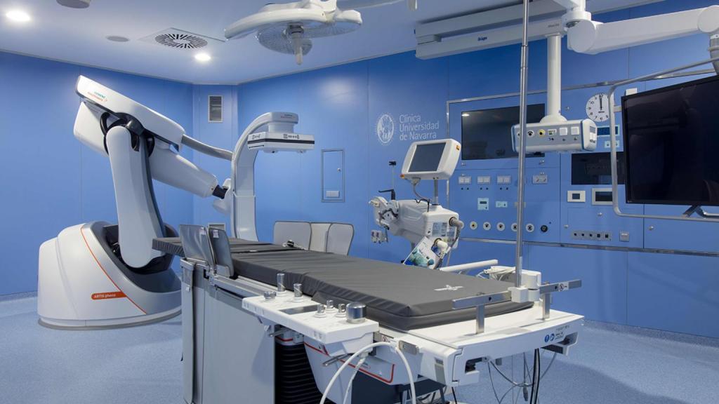 Quirófano híbrido del nuevo centro de la Clínica Universidad de Navarra de Madrid