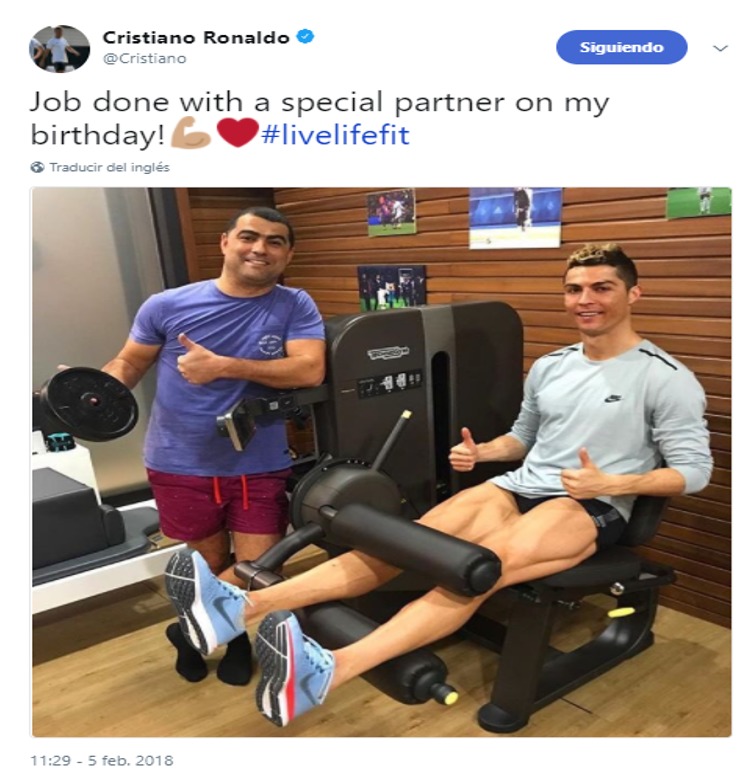 Tuit de Cristiano