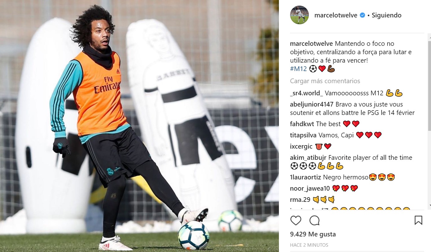 Las claves de Marcelo para lograr el objetivo del Madrid: Fuerza y fe