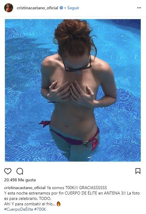 Cristina Castaño, la actriz de 'Cuerpo de élite'