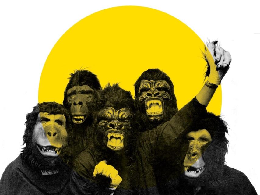 Las Guerrilla Girls utilizan la máscara de gorila desde hace tres décadas en sus acciones.