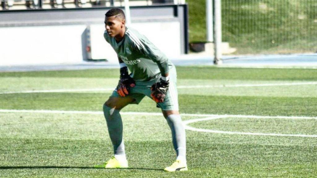 Moha, con el Madrid. Foto. Twitter (@Moharamos25)