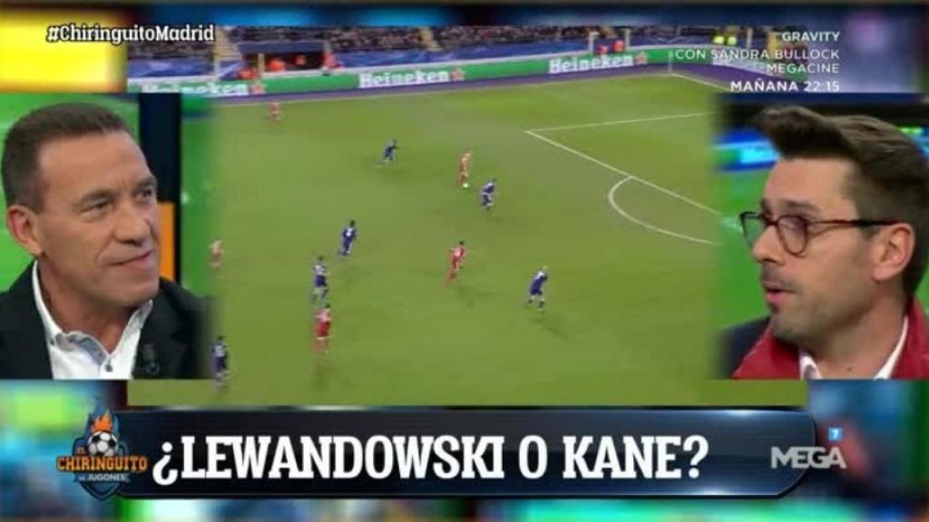 Roberto Morales en El Chiringuito. Foto: Twitter (@elchiringuitotv).