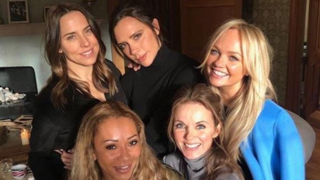Foto de la reunión de las Spice Girls.