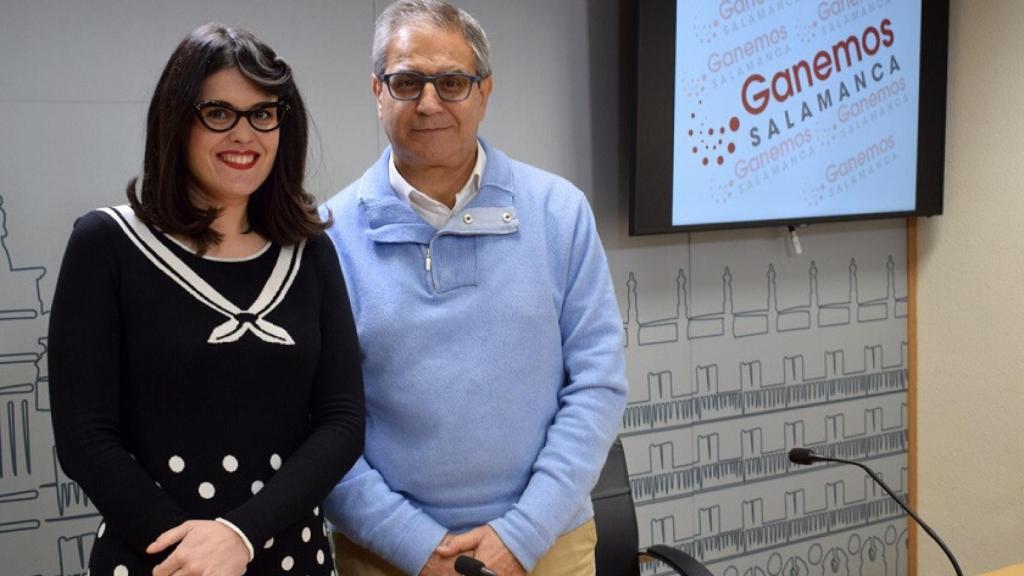 Virginia-Carrera-Gabriel-Risco-concejales-Ganemos-Salamanca-Ayuntamiento