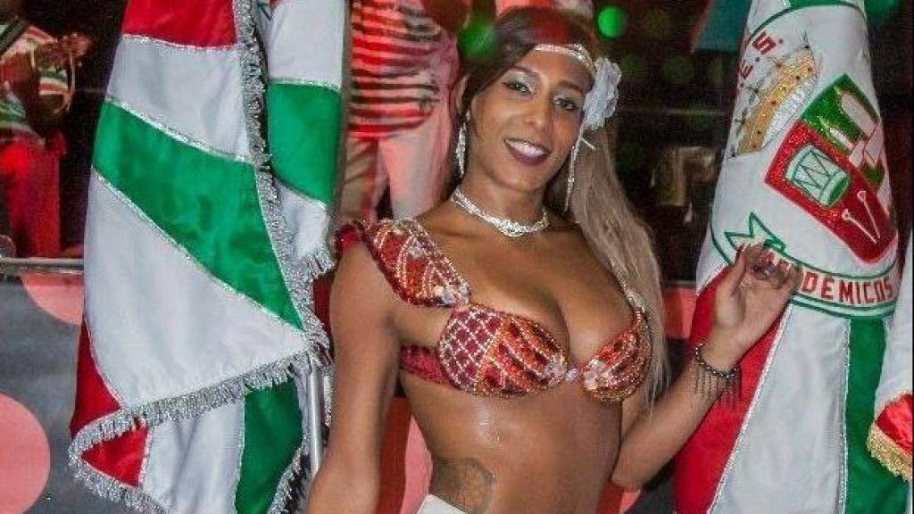 Marcelly Morena , la primera passista trans de Brasil.