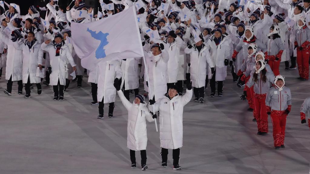 Las dos Coreas, juntas por primera vez en 12 años.