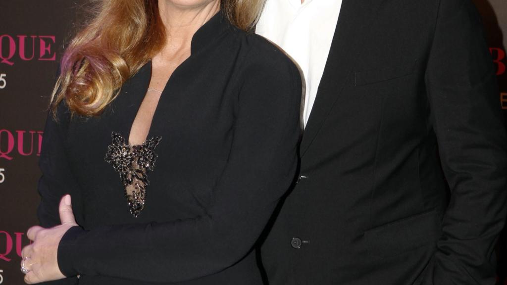 La vedette y el empresario.